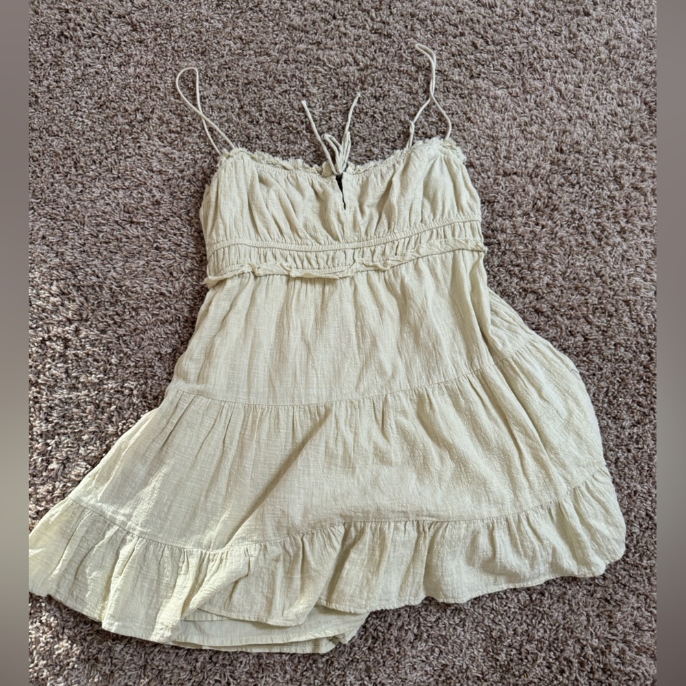 Bershka Mini Dress with Ruffle Hem